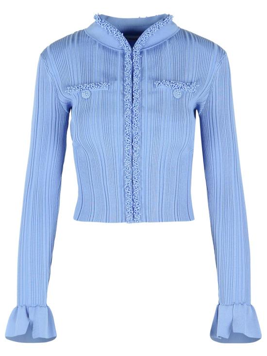 26SS 셀프 포트레이트 가디건 RS26 555C BLBLUE Light Blue