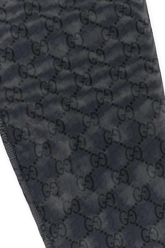 25FW 구찌 프린티드 스트레치 나일론 타이즈 8497203GAN9 1060 Black - GUCCI