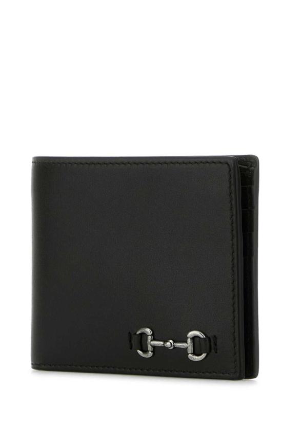 25FW 구찌 홀스빗 바이폴드 웰렛 846950AAFP1 1000 Black - GUCCI