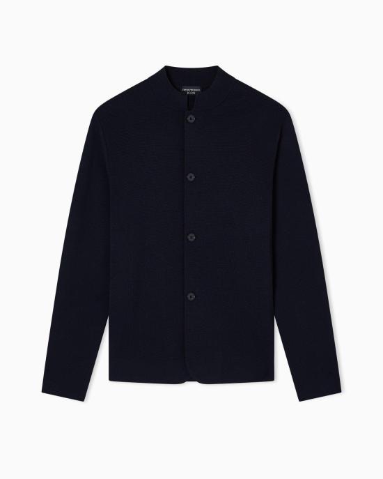 26SS 엠포리오 아르마니 코트 EM003778 AF19235 109 DARK NAVY