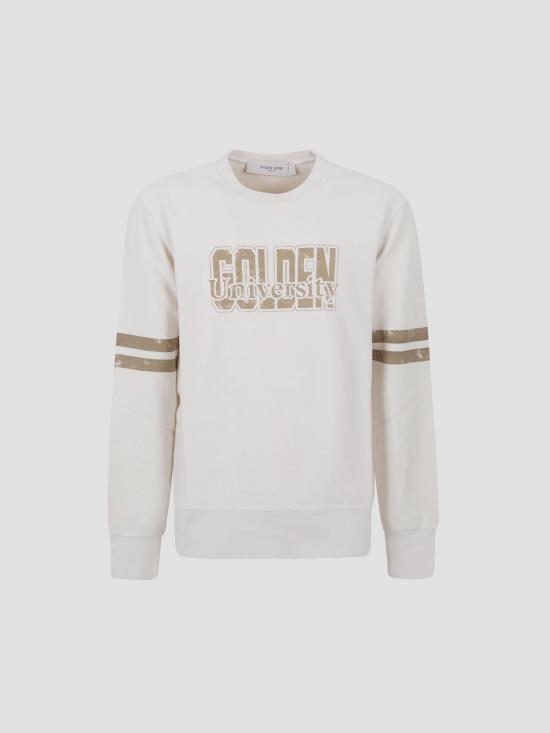 25FW 골든구스 긴팔 티셔츠 GMP01223P002135 11616 WHITE