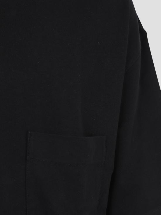 25FW 르메르 폴로 티셔츠 TO1382LJ1022 BK999 BLACK - LEMAIRE