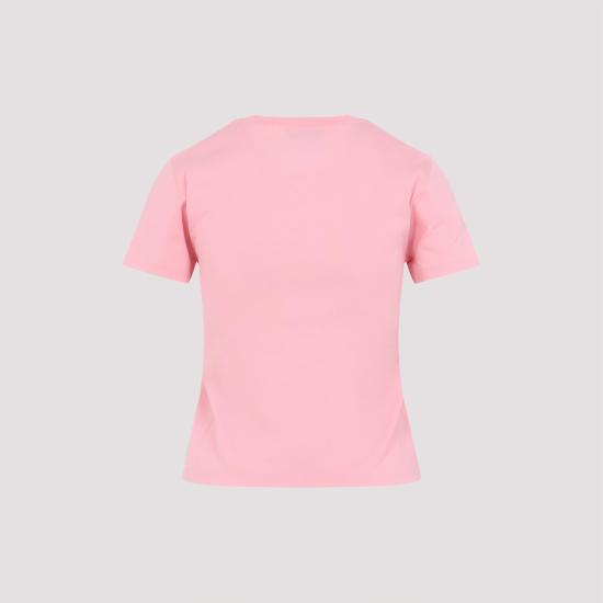 25FW 구찌 프린티드 코튼 저지 반팔 티셔츠 838011 XJHG5 5033 HUED BLUSH PINK PURPLE - GUCCI