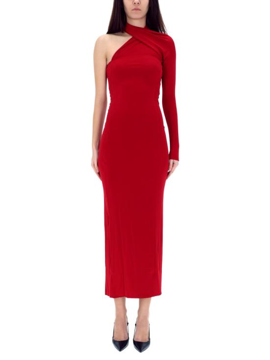 25FW 쿠레쥬 롱 원피스 425JRO735J S01454015 RED - COURREGES