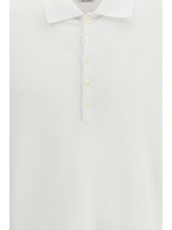 26SS 톰브라운 폴로 티셔츠 MJP110P00050 100 WHITE - THOM BROWNE