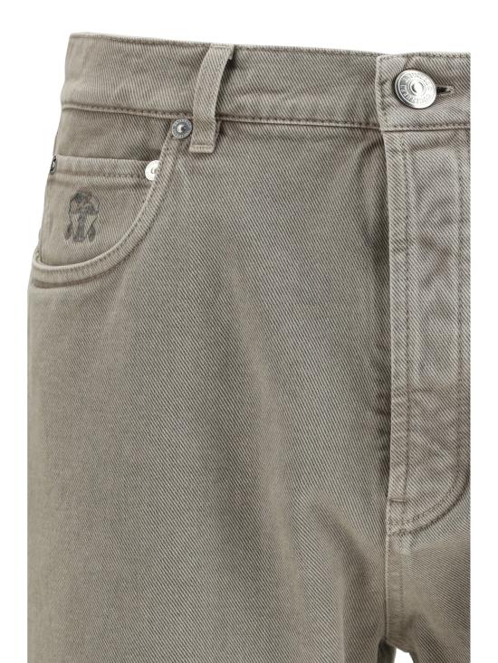 26SS 브루넬로 쿠치넬리 데님 팬츠 M237PO1090 C7018 GREEN - BRUNELLO CUCINELLI