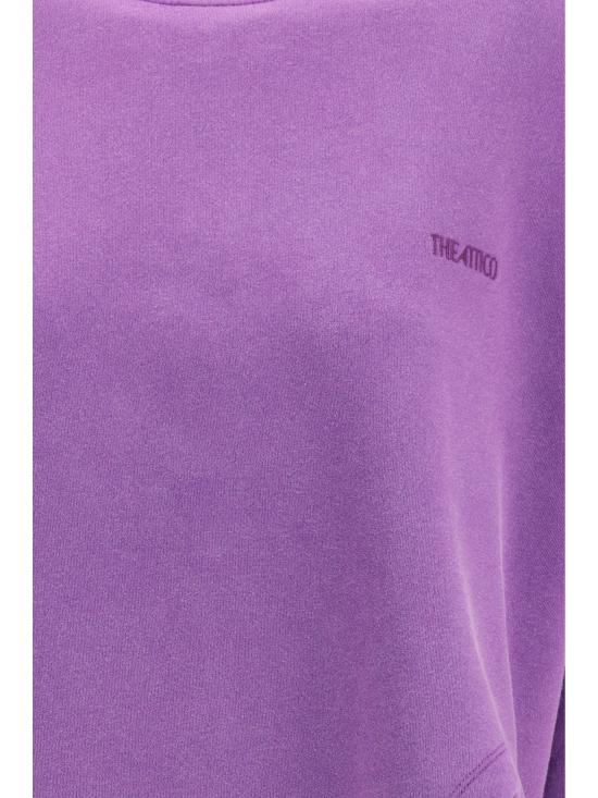 26SS 디 아티코 후드 티셔츠 260WCF00024JJF003AA 035 PURPLE - THE ATTICO
