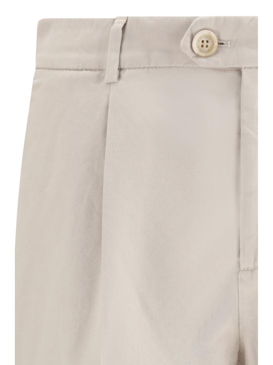 26SS 브루넬로 쿠치넬리 스트레이트 팬츠 M252DE1450 C6008 CREAM - BRUNELLO CUCINELLI