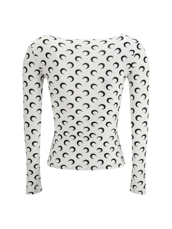 25FW 마린세르 반팔 티셔츠 WTS017ACJER0001 WH00 WHITE - MARINE SERRE