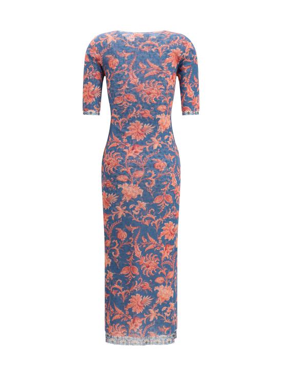 26SS 에트로 롱 원피스 WRHA014599SASV0 X0886 MULTICOLOUR - ETRO