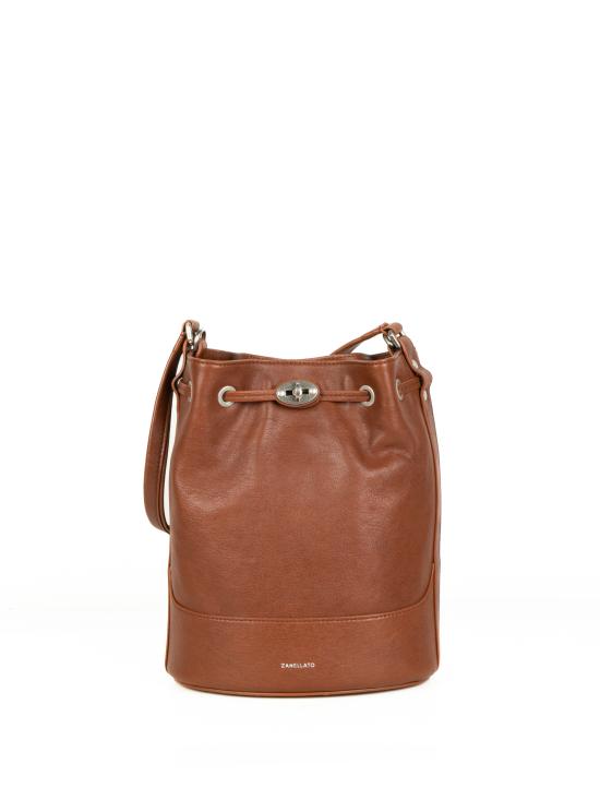25FW 자넬라토 토트백 068980 S2100000Z1152 BROWN SANDALO