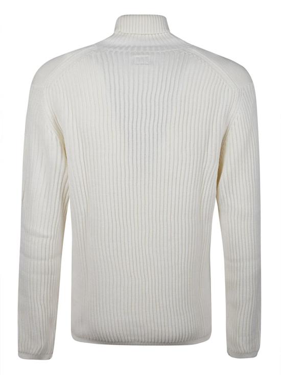 25FW 씨피 컴퍼니 스웨터 19CMKN220A 006595A WHITE - C.P. COMPANY
