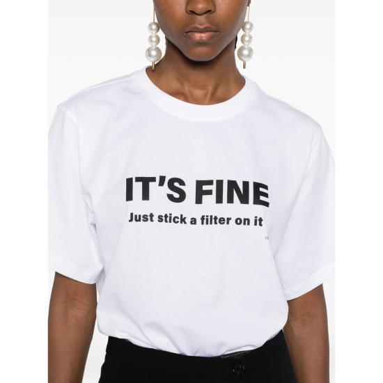 26SS 빅토리아 베컴 반팔 티셔츠 1126JTS007232A WHITE - VICTORIA BECKHAM