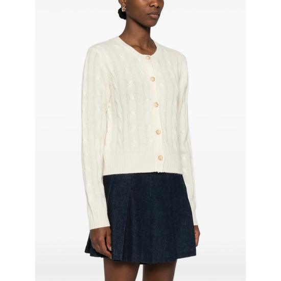 26SS 스포티앤리치 가디건 CA00365302WH ECRU WHITE - SPORTY & RICH