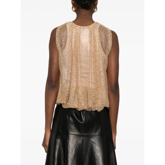 26SS 스포트막스 민소매 티셔츠 SPXNODO 064 003 NEUTRALS - SPORTMAX