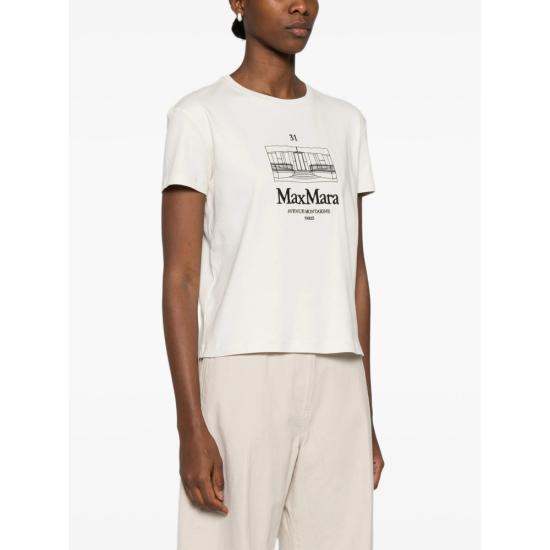 26SS 에스막스마라 반팔 티셔츠 SMMBELLA 138 001 NEUTRALS - 'S MAX MARA