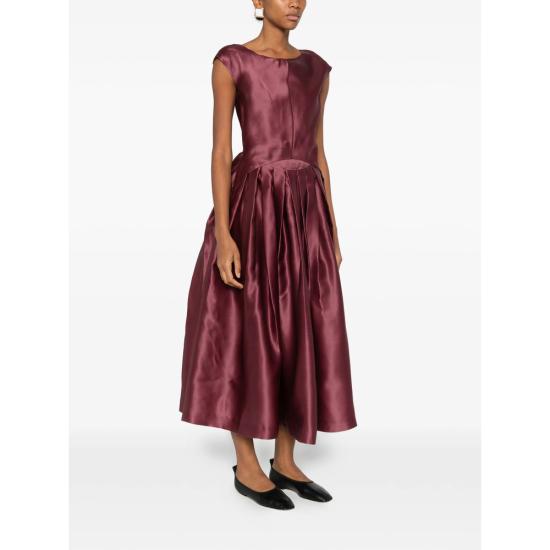 26SS 마크 켄리 도미노 탄 미디 원피스 26 1 278 3904 DILIA BERRY PURPLE - MARK KENLY DOMINO TAN