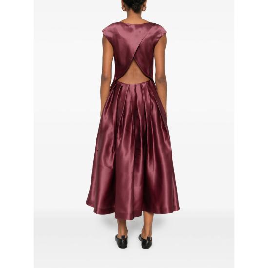 26SS 마크 켄리 도미노 탄 미디 원피스 26 1 278 3904 DILIA BERRY PURPLE - MARK KENLY DOMINO TAN