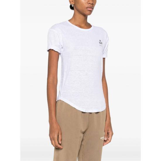 26SS 이자벨마랑에뚜왈 반팔 티셔츠 A1N10E TS0315FB 20WH WHITE - ISABEL MARANT ETOILE