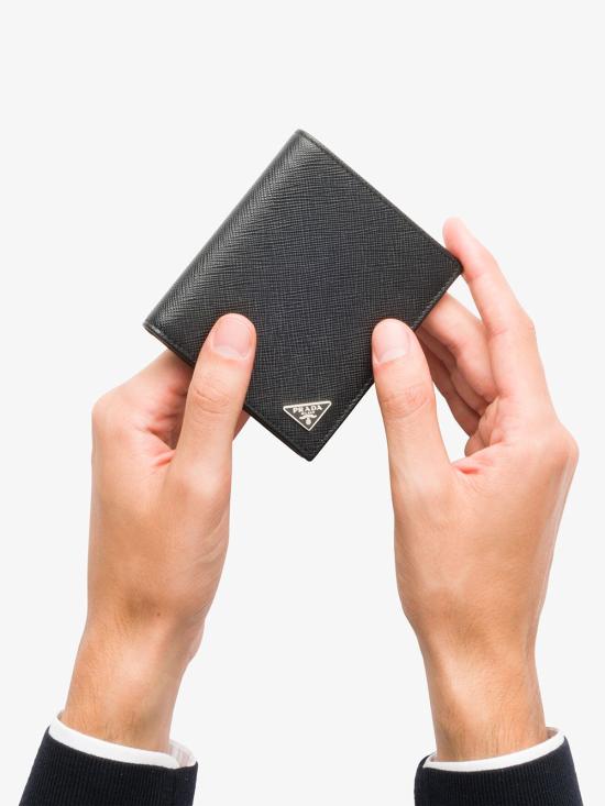 26SS 프라다 남성지갑 2MO004QHH F0002 Black - PRADA