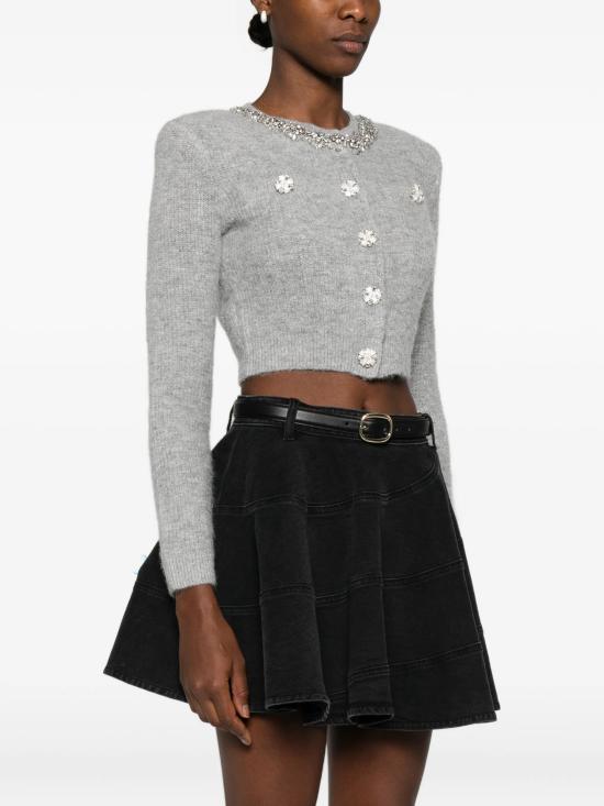 26SS 셀프 포트레이트 가디건 RS26123CBGR GREY Grey - SELF PORTRAIT