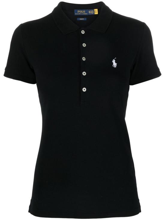 26SS 랄프 로렌 폴로 티셔츠 211870245005 BLACK WHITE - RALPH LAUREN