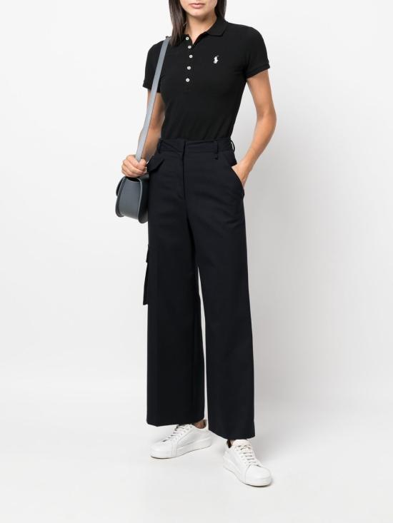 26SS 랄프 로렌 폴로 티셔츠 211870245005 BLACK WHITE - RALPH LAUREN