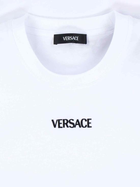 26SS 베르사체 반팔 티셔츠 1013944 1A16455 1W000 White - VERSACE
