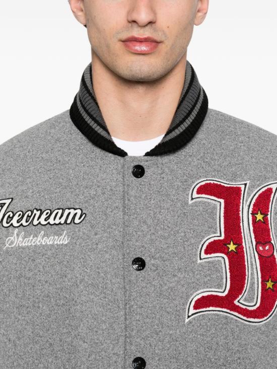 26SS 아이스크림 봄버 자켓 IC25402 GREY Grey - ICECREAM