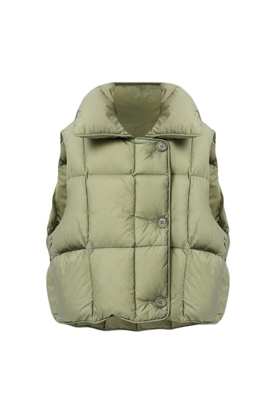 25FW 옌키옌키 자켓 COZY CLOUD VEST MICRO OLIVE GREEN