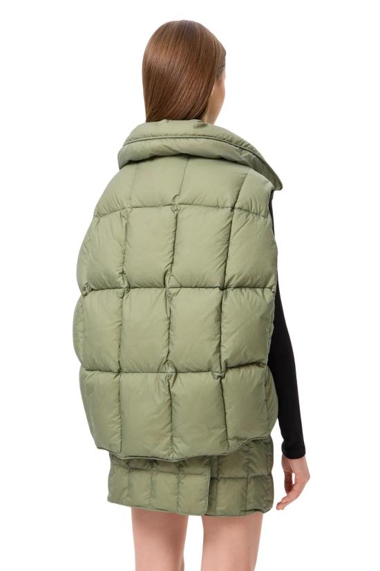 25FW 옌키옌키 자켓 COZY CLOUD VEST MICRO OLIVE GREEN - IENKI IENKI