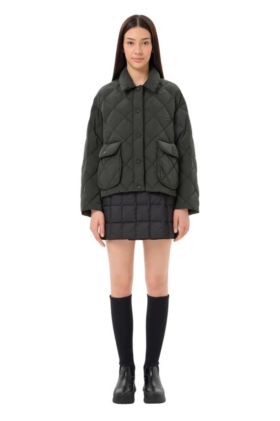 25FW 옌키옌키 숏패딩 BLAZE JACKET ENNIO KHAKI - IENKI IENKI