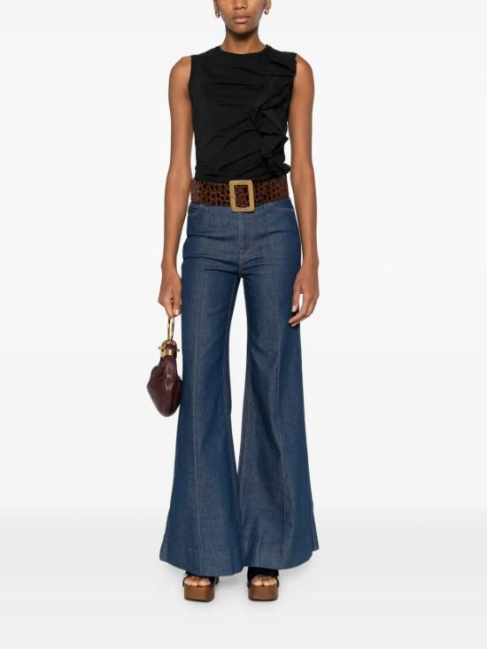 26SS 울라 존슨 민소매 티셔츠 PS260808NOI Black - ULLA JOHNSON