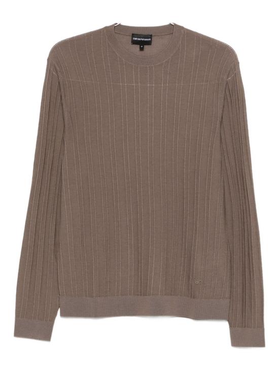 25FW 엠포리오 아르마니 스웨터 EM002196 AF13851F6143 Marrone chiaro