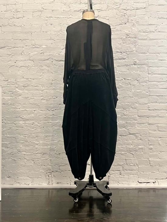  산크타무에르테 스트레이트 팬츠 벨벳 바지 - SANCTAMUERTE