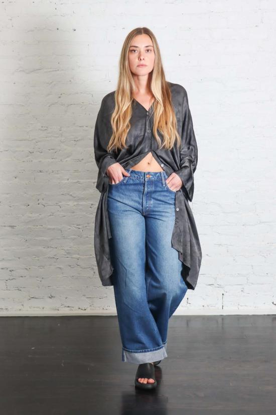  산크타무에르테 라운지 웨어 산타무에르테 기모노 미디 - SANCTAMUERTE