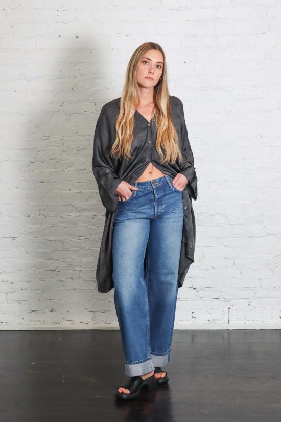  산크타무에르테 라운지 웨어 산타무에르테 기모노 미디 - SANCTAMUERTE