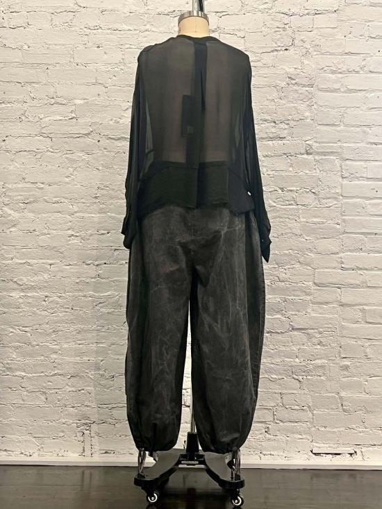  산크타무에르테 셔츠 산타무에르테 시스루 박시 셔츠 - SANCTAMUERTE