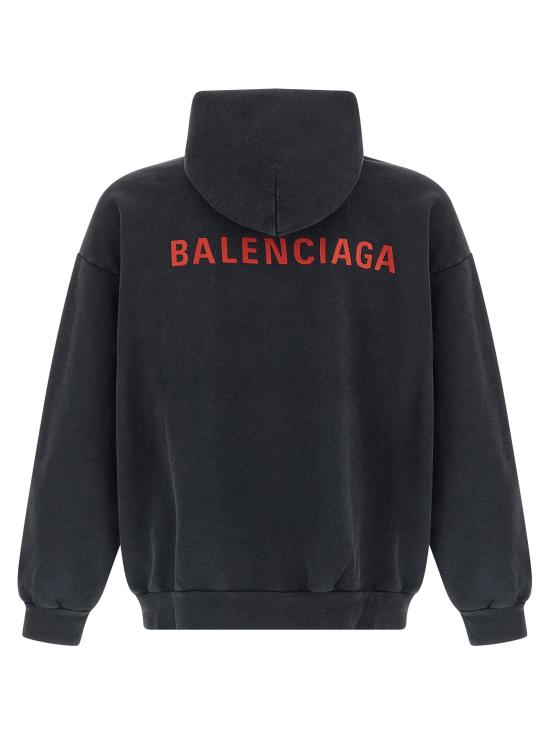 25FW 발렌시아가 미디엄 핏 후드 티셔츠 767877TTVJ28483 - BALENCIAGA