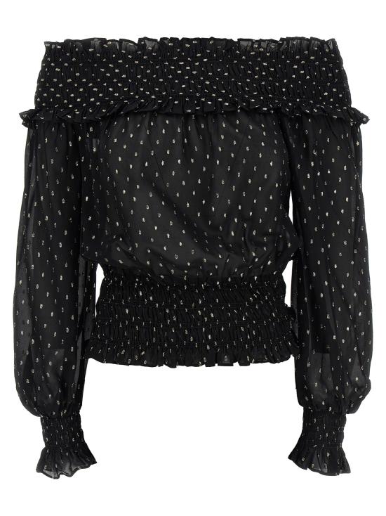 26SS 셀프 포트레이트 블라우스 RS26156TBBBLACK