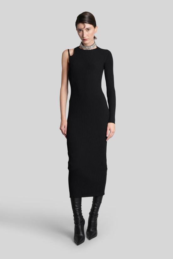 25FW 데이비드 코마 롱 원피스 431945 AW25DKKN24D Black