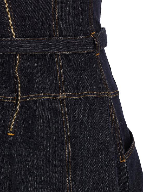 26SS 셀프 포트레이트 롱 원피스 RS26815MABLBLUE - SELF PORTRAIT