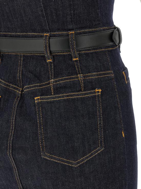 26SS 셀프 포트레이트 데님 원피스 RS26822MBLBLUE - SELF PORTRAIT