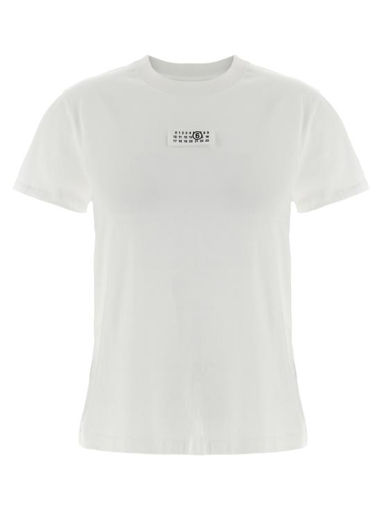 26SS MM6 메종마르지엘라 뉴메릭 코튼 저지 티셔츠 S52GC0327M20170101