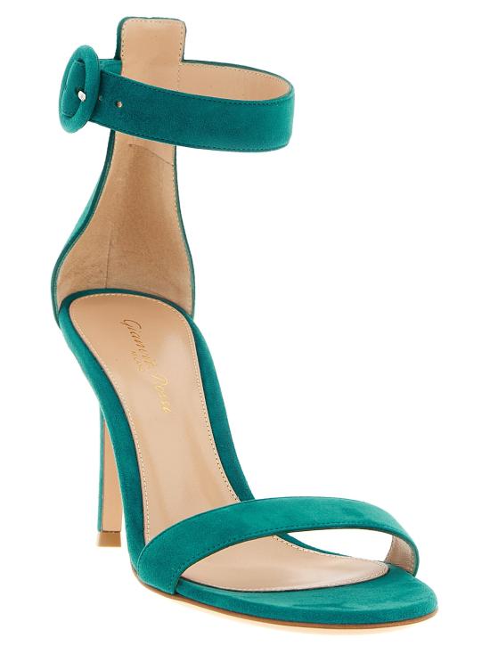 26SS 지안비토로시 샌들 G6095385RICCAMTEAL - GIANVITO ROSSI