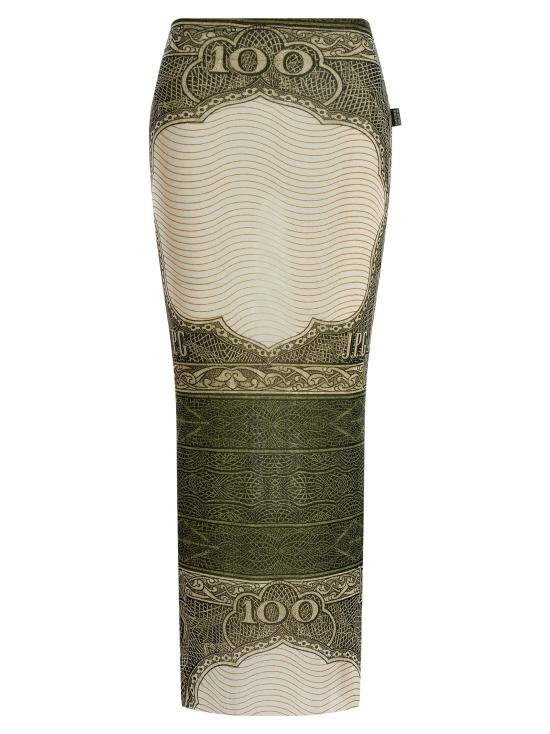 26SS 장 폴 고티에 롱 스커트 2601WSK043M023P400300156