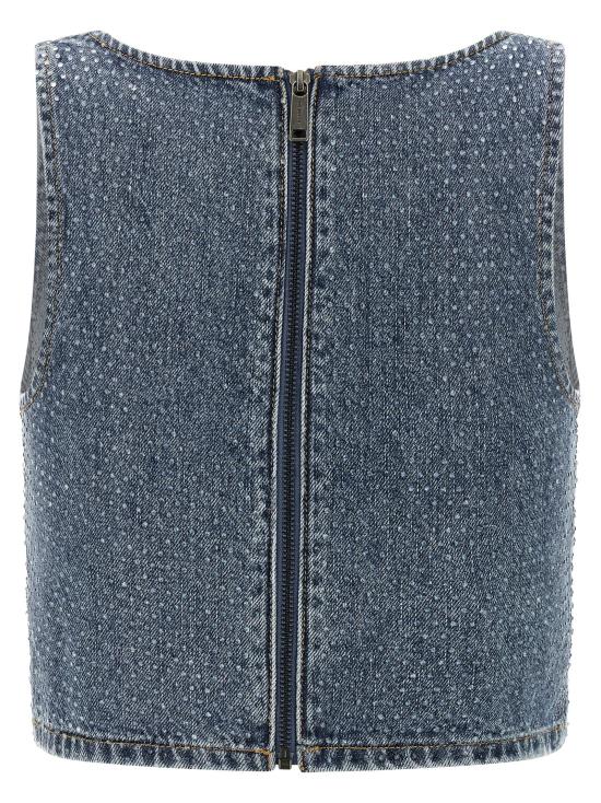 26SS 셀프 포트레이트 민소매 티셔츠 RS26826TBLBLUE - SELF PORTRAIT