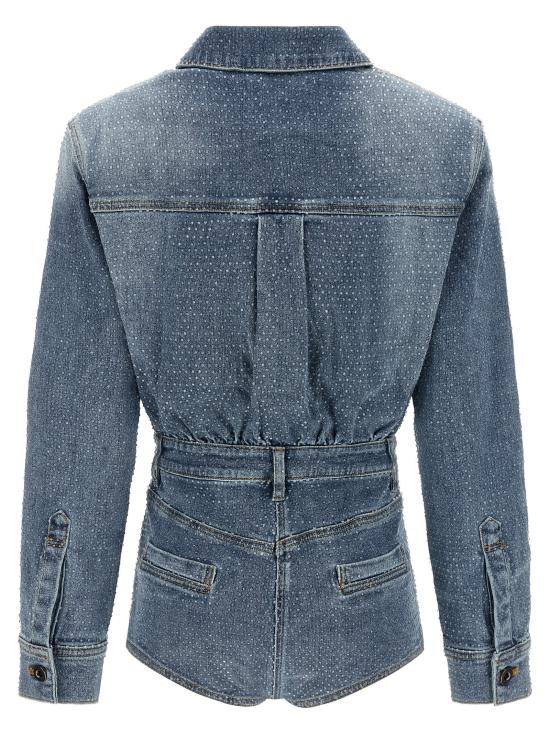 26SS 셀프 포트레이트 데님 원피스 RS26801JSABLBLUE - SELF PORTRAIT