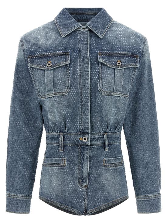 26SS 셀프 포트레이트 데님 원피스 RS26801JSABLBLUE