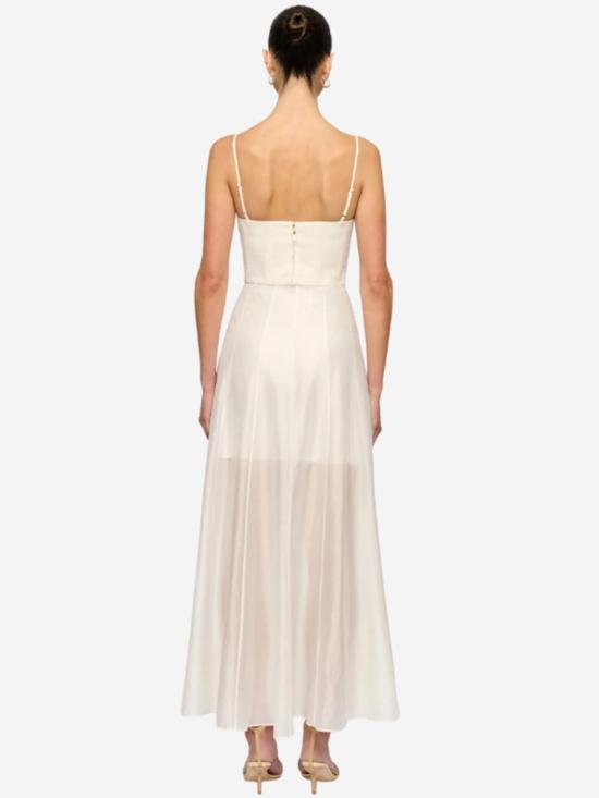  클레아 민소매 티셔츠 알레오라 버스티에 탑 - CLEA